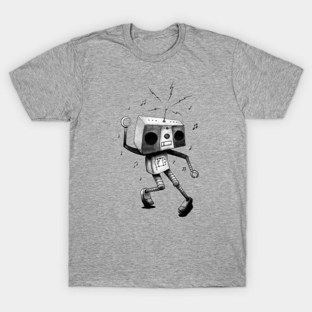 Radio Dance T-Shirt by redblackberries